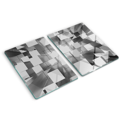 Snijplanken van glas Abstracte geometrische vormen