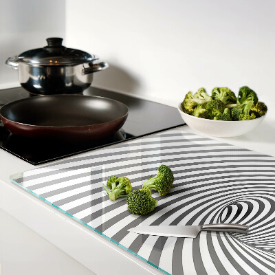 Snijplanken van glas Optisch spiraalmotief