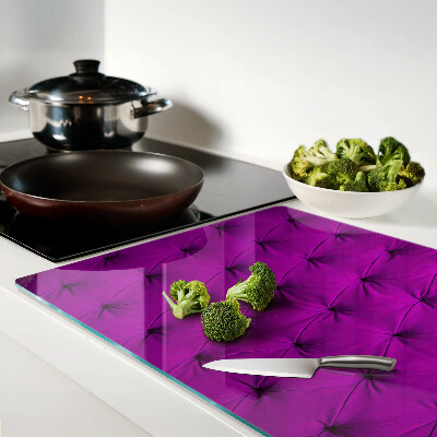 Snijplanken glas Paarse quilt