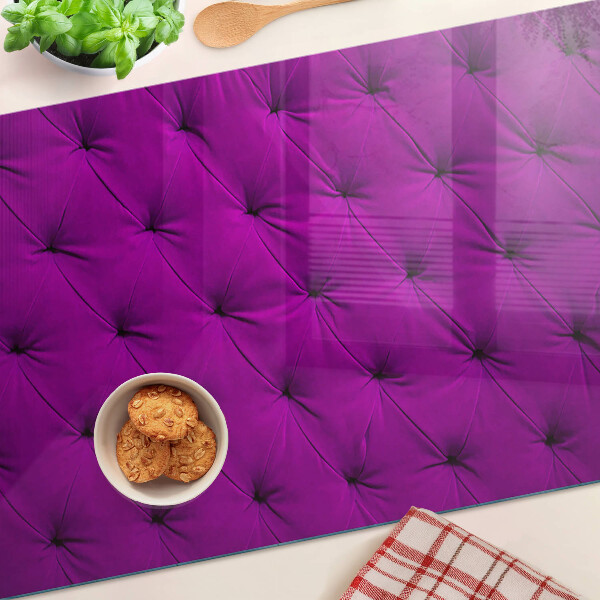 Snijplanken glas Paarse quilt