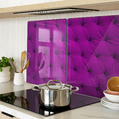 Snijplanken glas Paarse quilt