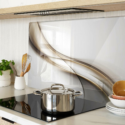 Snijplanken glas Golven in beigetinten