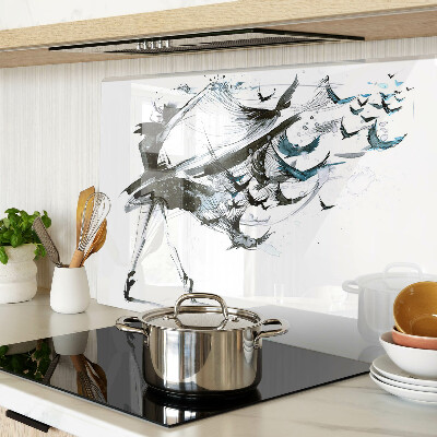 Snijplanken van glas Gevleugelde Dans