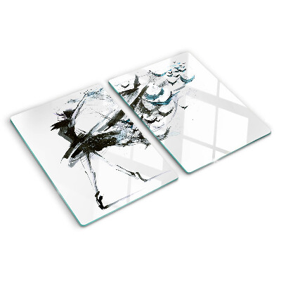Snijplanken van glas Gevleugelde Dans