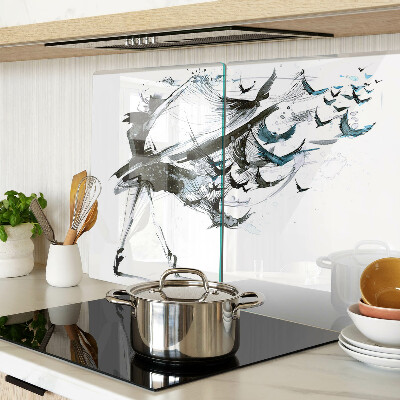 Snijplanken van glas Gevleugelde Dans