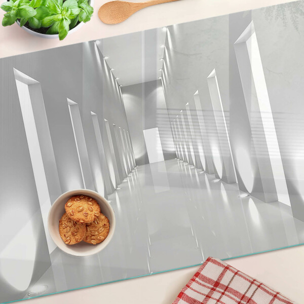 Snijplanken glas Abstracte lichtdoolhof