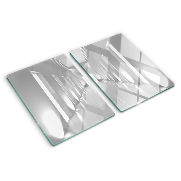 Snijplanken glas Abstracte lichtdoolhof