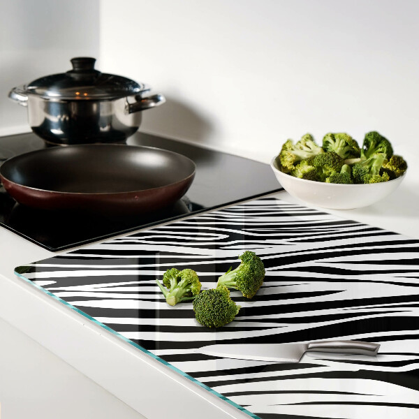 Snijplanken glas Zebrapatroon