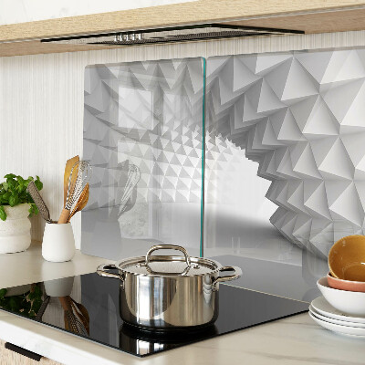 Glazen snijplanken 3D geometrisch patroon