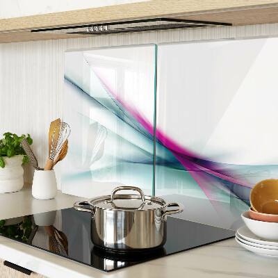 Snijplanken glas Abstracte kleurgolven