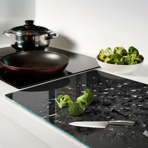 Snijplanken van glas Abstract geometrisch patroon