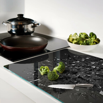 Snijplanken van glas Abstract geometrisch patroon