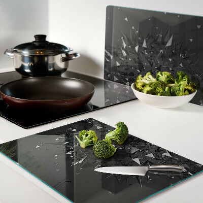 Snijplanken van glas Abstract geometrisch patroon