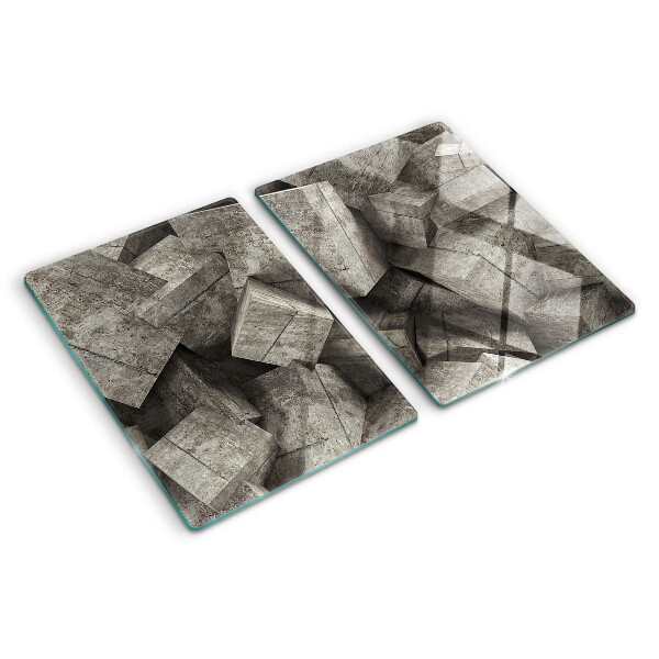 Snijplanken glas Abstracte geometrische vormen