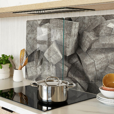 Snijplanken glas Abstracte geometrische vormen