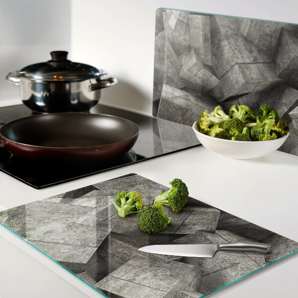 Snijplanken glas Abstracte geometrische vormen