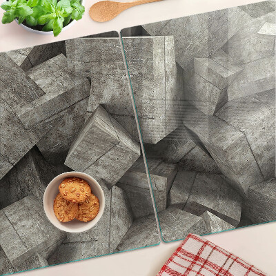 Snijplanken glas Abstracte geometrische vormen