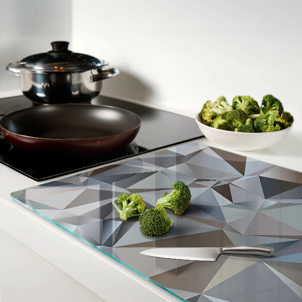 Snijplanken van glas Diamantgeslepen patroon