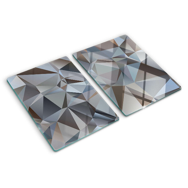 Snijplanken van glas Diamantgeslepen patroon