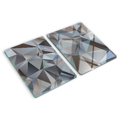 Snijplanken van glas Diamantgeslepen patroon