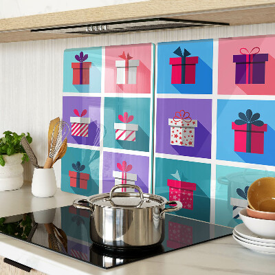 Glazen snijplanken Cadeaumotieven in diverse kleuren