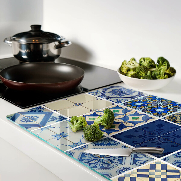 Glazen snijplanken Mozaïek tegelpatroon