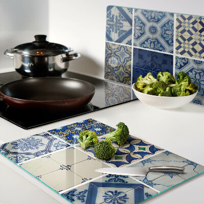 Glazen snijplanken Mozaïek tegelpatroon