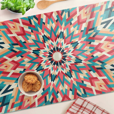 Snijplanken glas Veelkleurige mandala