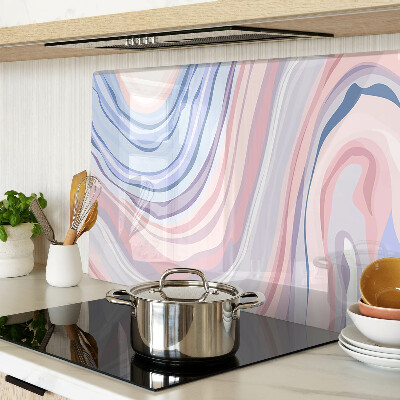 Snijplanken glas Gemarmerd patroon in pastelkleuren
