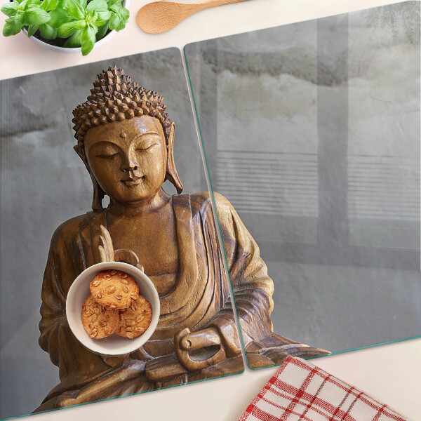 Glazen snijplanken Boeddha in meditatie