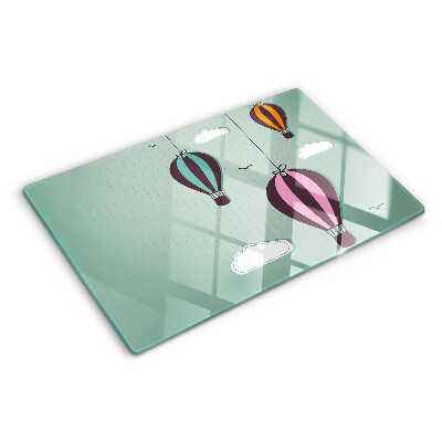 Glazen snijplanken Heteluchtballonnen