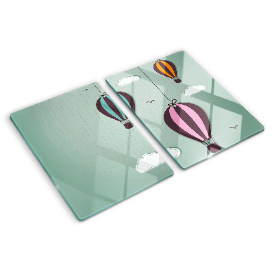 Glazen snijplanken Heteluchtballonnen