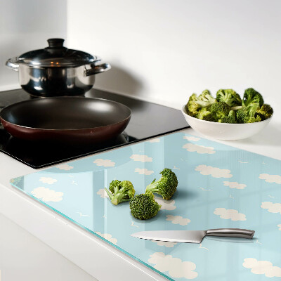 Glazen snijplanken Wolken aan de hemel