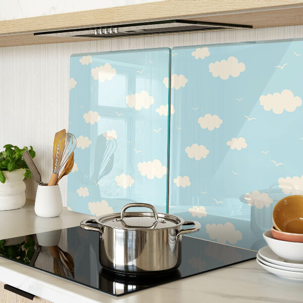 Glazen snijplanken Wolken aan de hemel