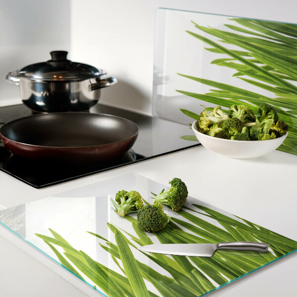 Snijplanken glas Groen gras