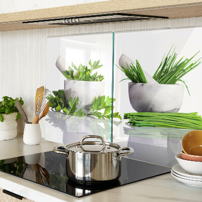 Glazen snijplanken Kruiden in potten