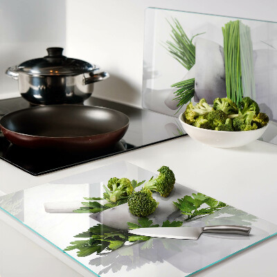 Glazen snijplanken Kruiden in potten