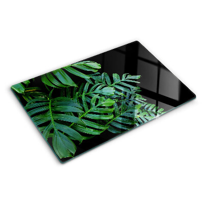 Snijplanken van glas Tropische bladeren