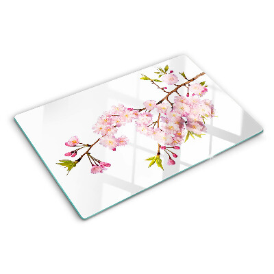 Snijplanken glas Lentekersenbloesem