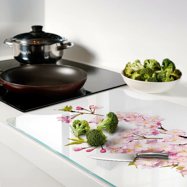 Snijplanken glas Lentekersenbloesem