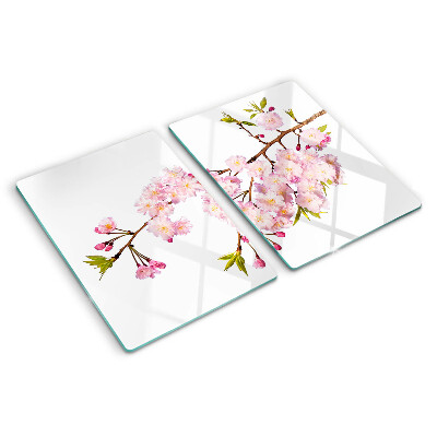 Snijplanken glas Lentekersenbloesem