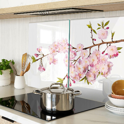 Snijplanken glas Lentekersenbloesem