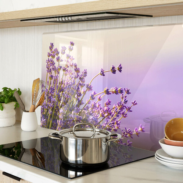 Glazen snijplanken Lavendelbloemen in het raam