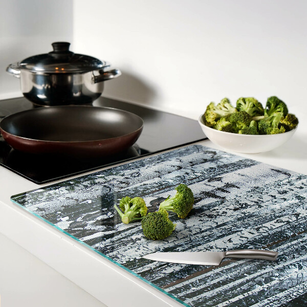 Snijplanken van glas Berkenbos in winterlandschap