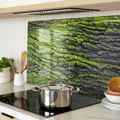 Glazen snijplanken Groene boomschors