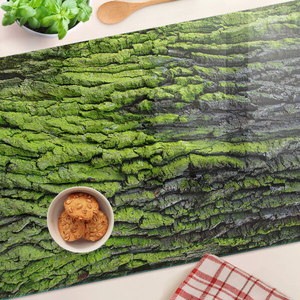 Glazen snijplanken Groene boomschors