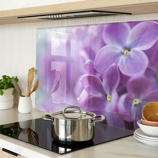 Glazen snijplanken Bloemen in paarse tinten