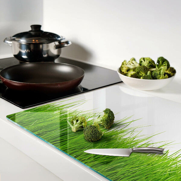 Snijplanken van glas Gras in de zon