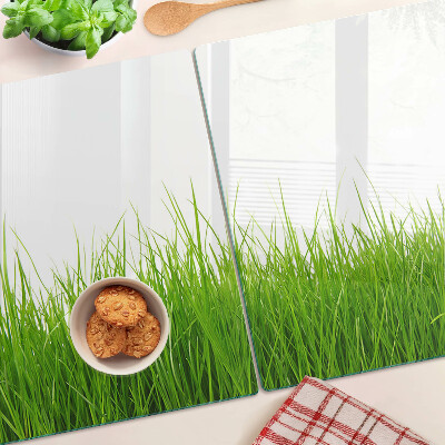 Snijplanken van glas Gras in de zon