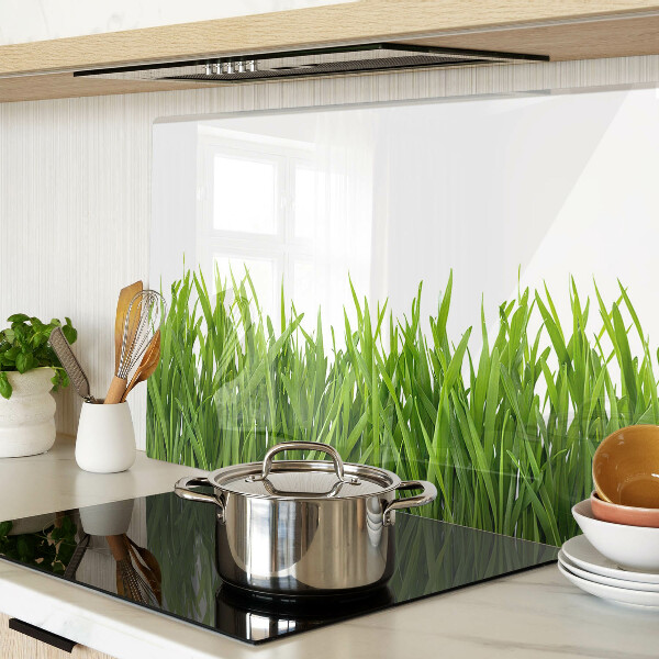 Snijplanken van glas Groen gras